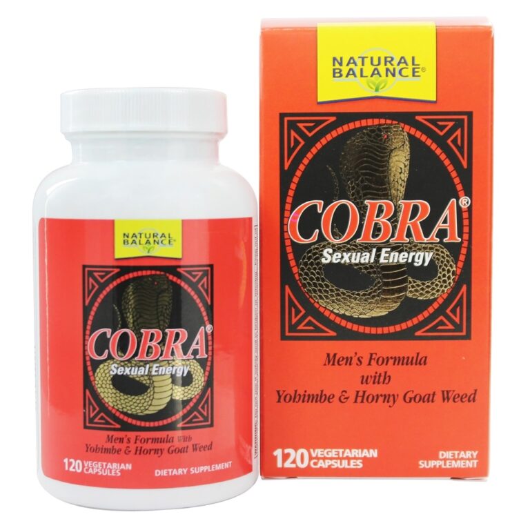 Natural Balance Cobra Sexual Energy 120 Vegetarian Capsules Cornerstone For Natural Marketplace 8208