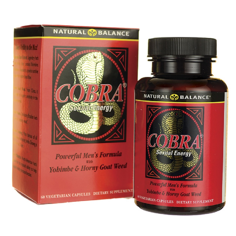 Natural Balance Cobra Sexual Energy 60 Vegetarian Capsules 9270